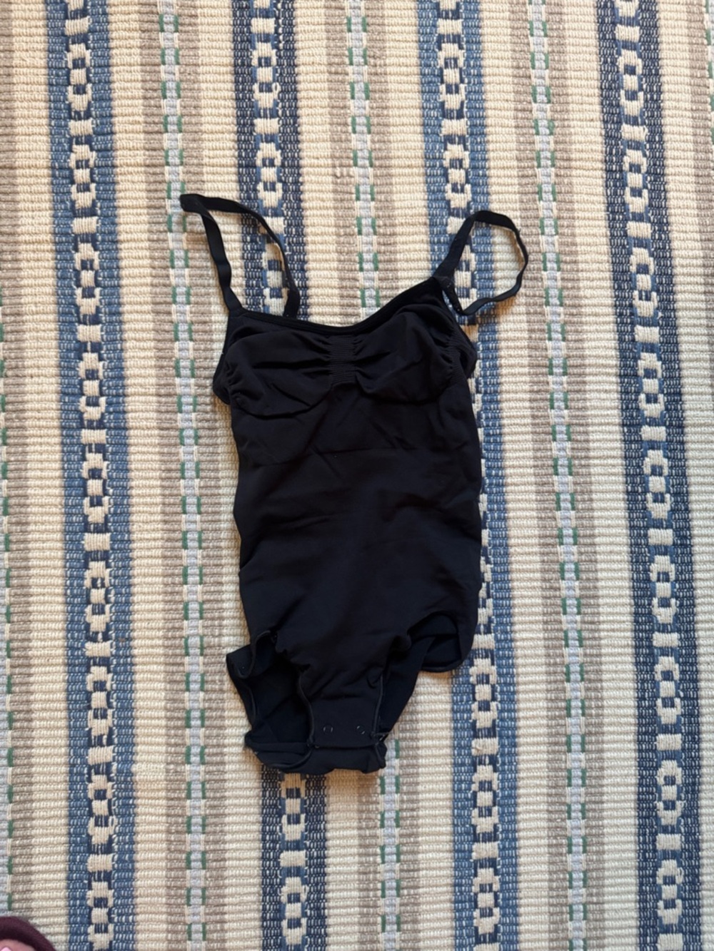 SKIMS Black seamless sculpt Bodysuit